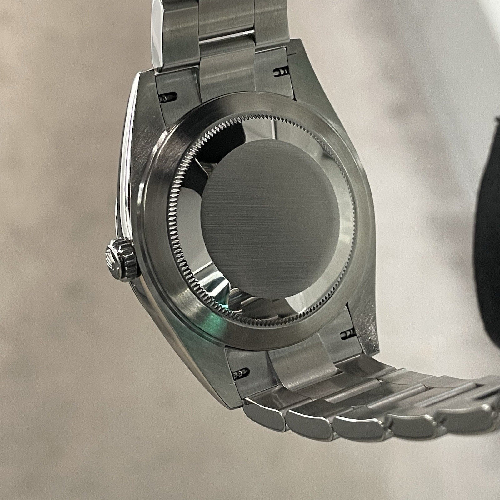 ROLEX DATEJUST 41mm STAINLESS SMOOTH BEZEL WHO CARES IM ALREADY LATE ref: 126300