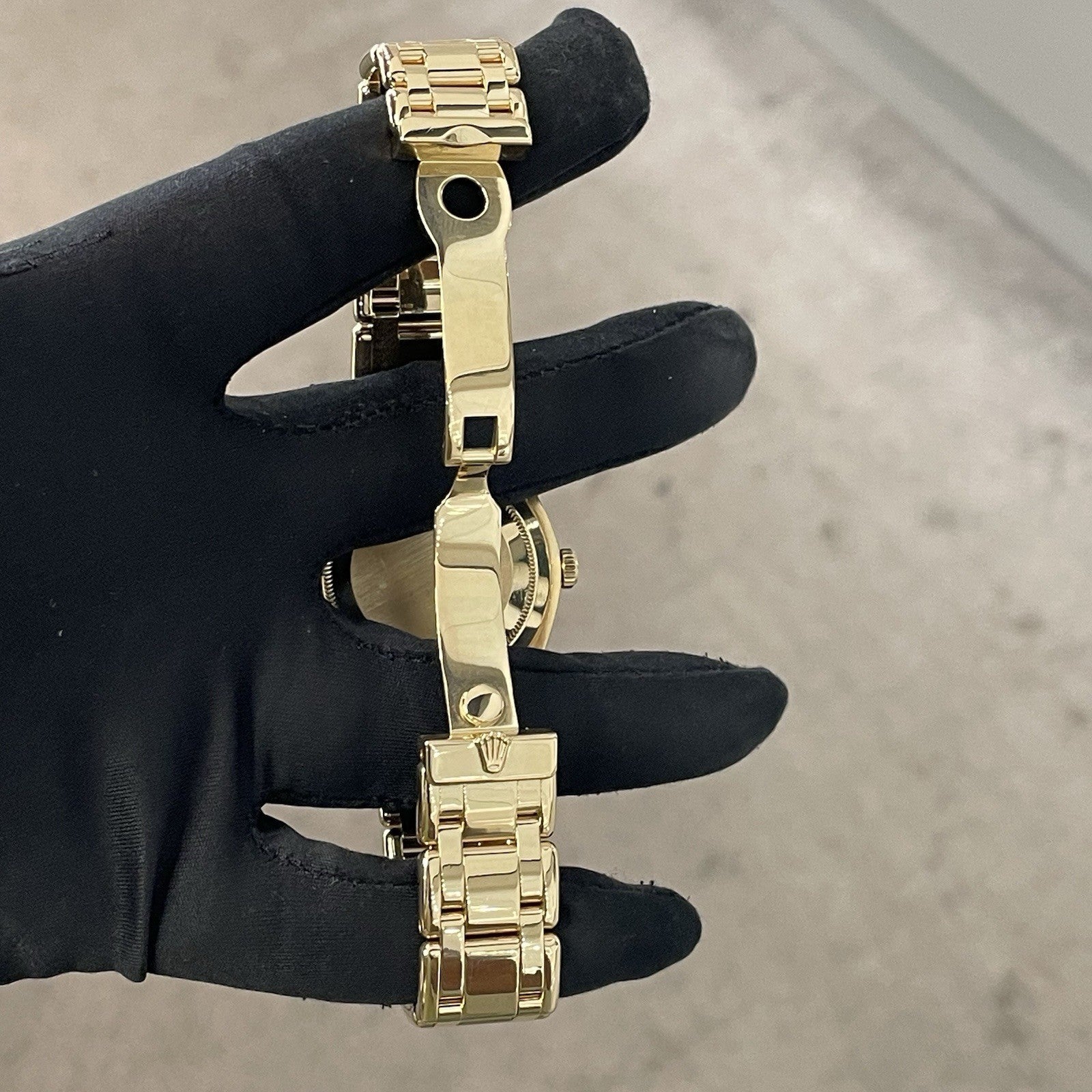 ROLEX DAY-DATE 39mm MASTERPIECE PEARLMASTER FULL FACTORY YELLOW GOLD ref: 18948