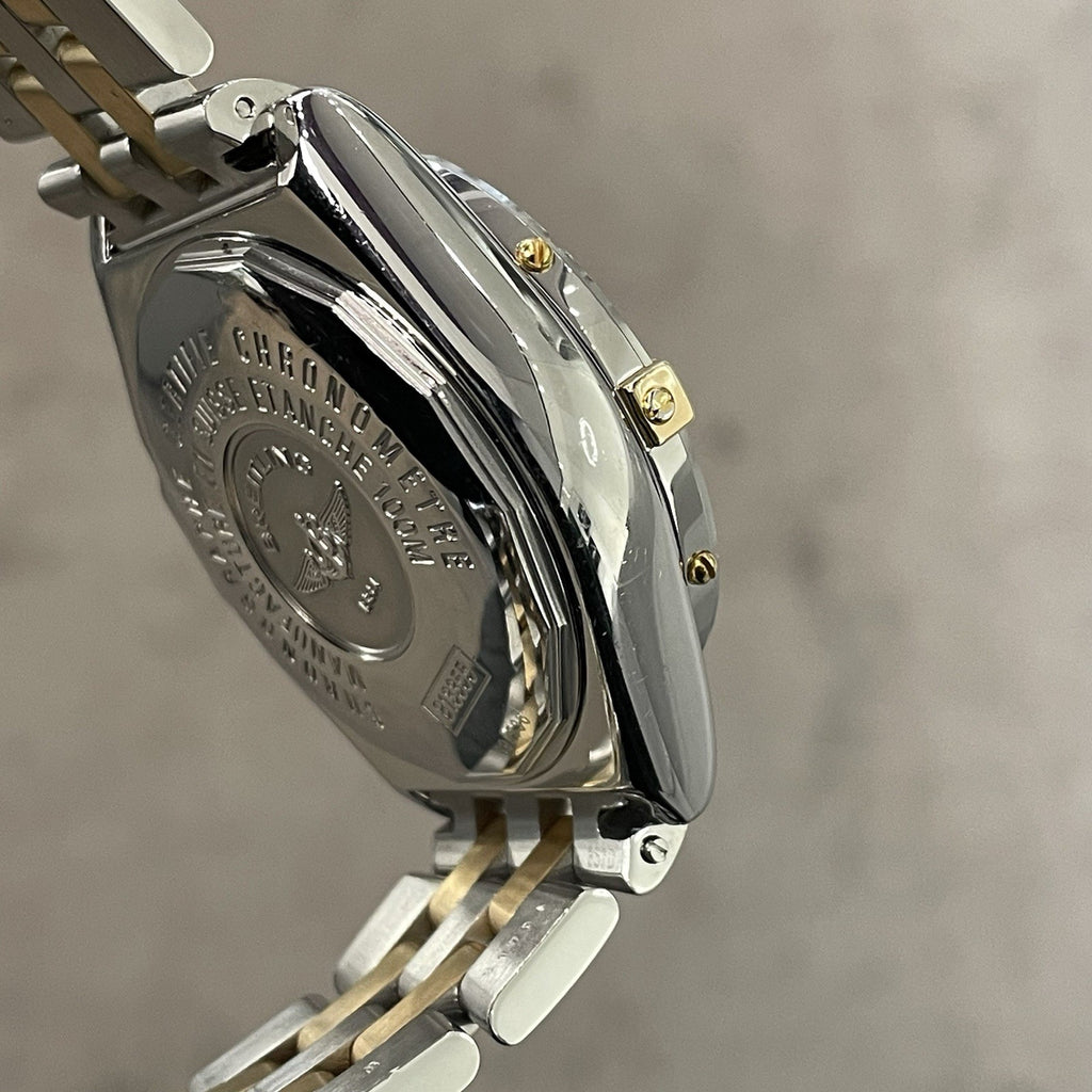 BREITLING CROOSWIND RACING CHRONO 43mm BLUE DIAL YELLOW GOLD STEEL Ref: B13355