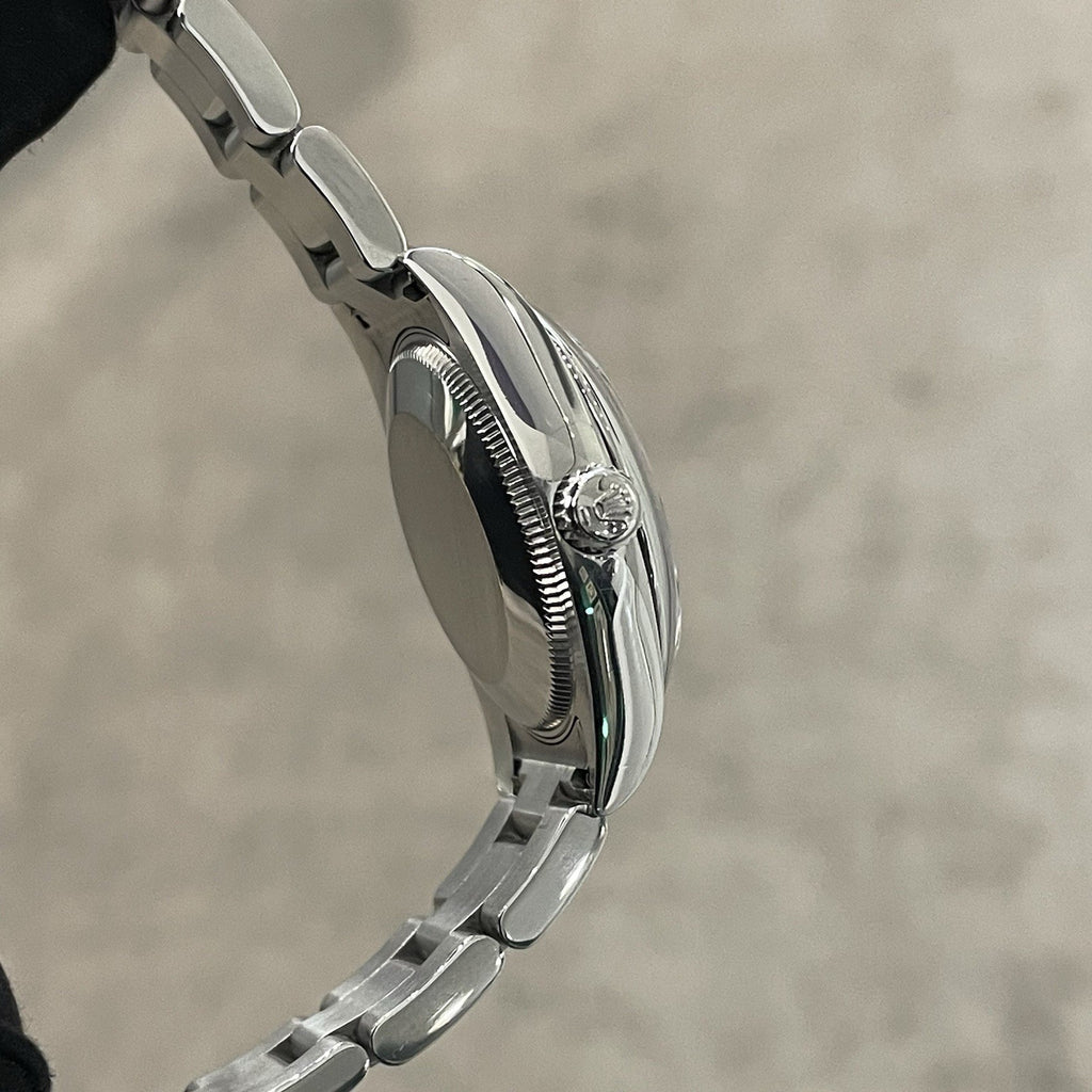 ROLEX OYSTER PERPETUAL 31mm WHITE ROMAN DIAL OYSTERSTEEL ref: 177200