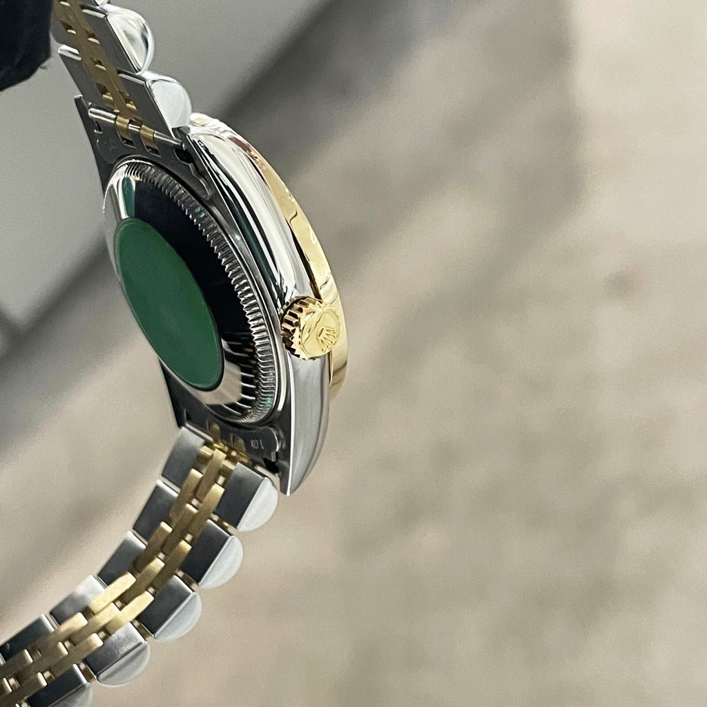 ROLEX DATEJUST 31mm MOTHER OF PEARL 2-TONE JUBILEE DIAMOND BEZEL ref: 68273