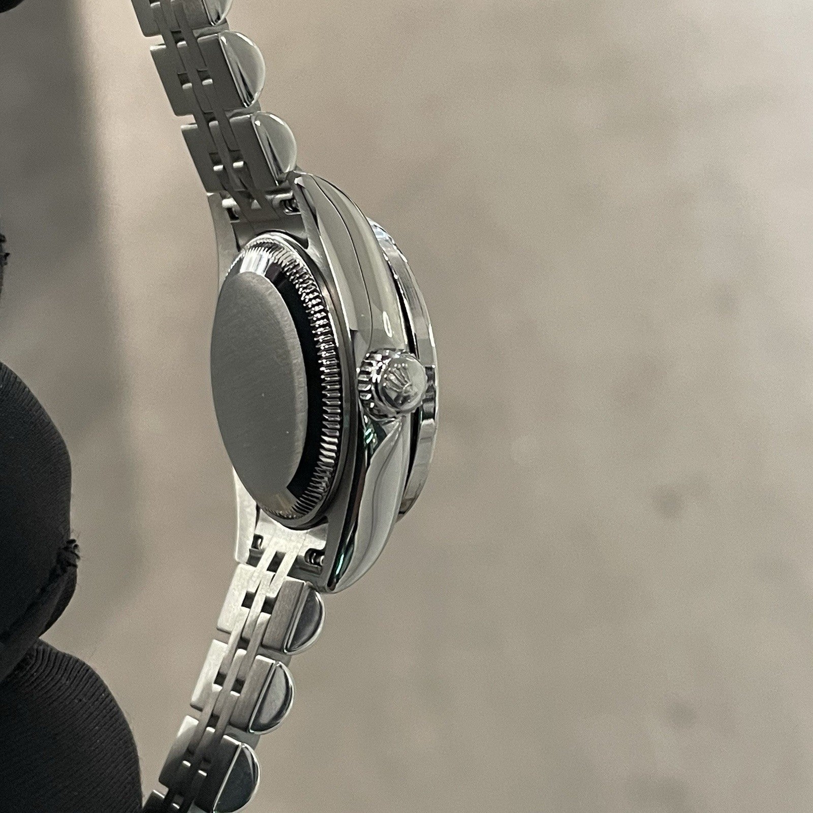 ROLEX LADY-DATEJUST 26mm PINK DIAMOND DIAL DIAMOND BEZEL JUBILEE ref: 179174