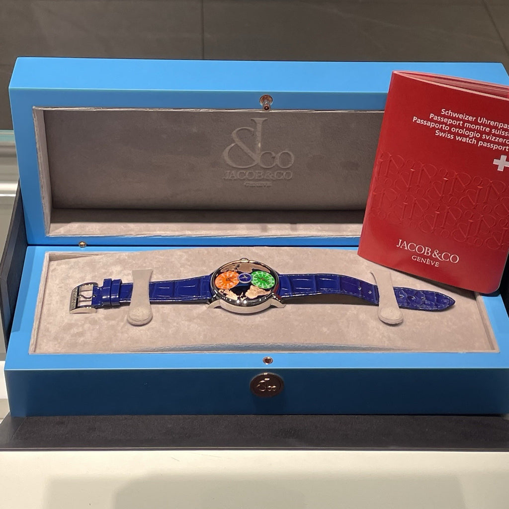 JACOB & CO X SALMAN KHAN THE WORLD IS YOURS DUAL TIME ref: DT100.10.AB.AA.ABALA