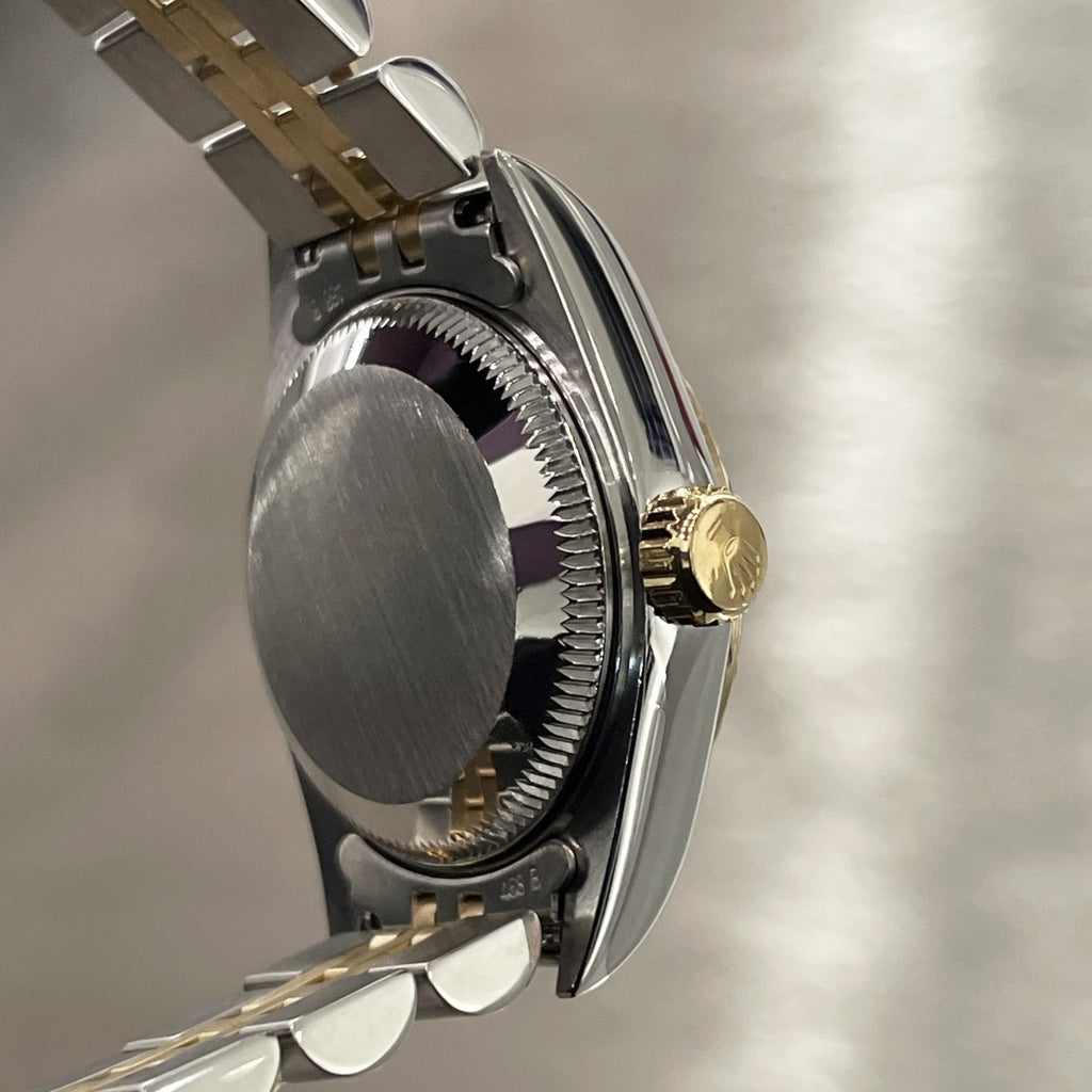 ROLEX LADY-DATEJUST 26mm PINK MOTHER OF PEARL DIAL FLUTED BEZEL ref: 69173