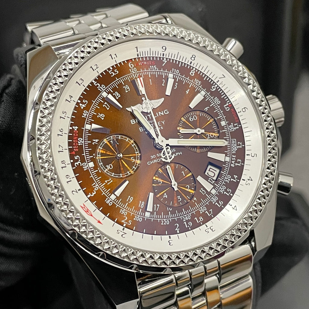BREITLING BENTLEY MOTORS CHRONOGRAPH 48mm COPPER DIAL STAINLESS ref: A25362