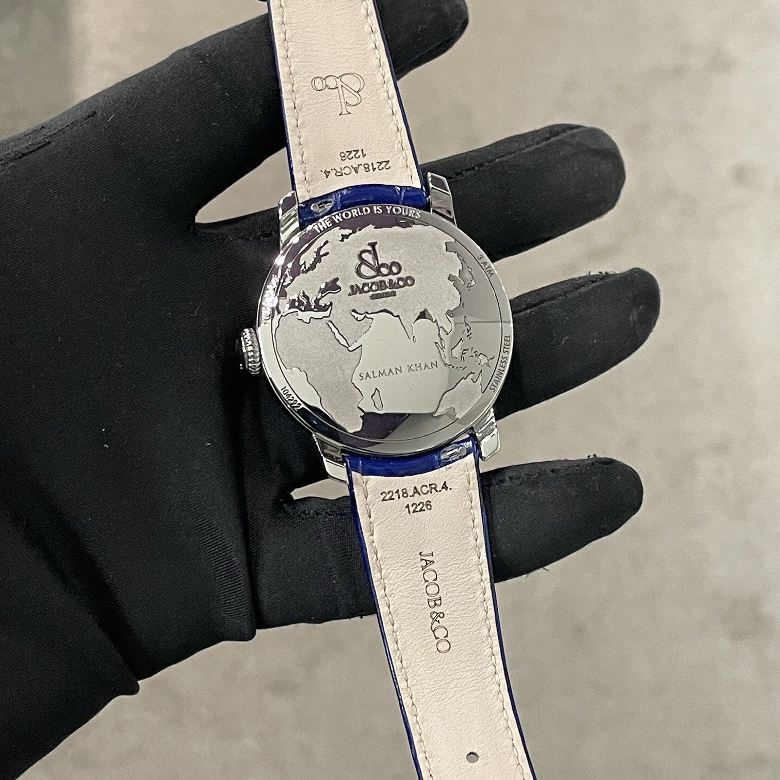 JACOB & CO X SALMAN KHAN THE WORLD IS YOURS DUAL TIME ref: DT100.10.AB.AA.ABALA