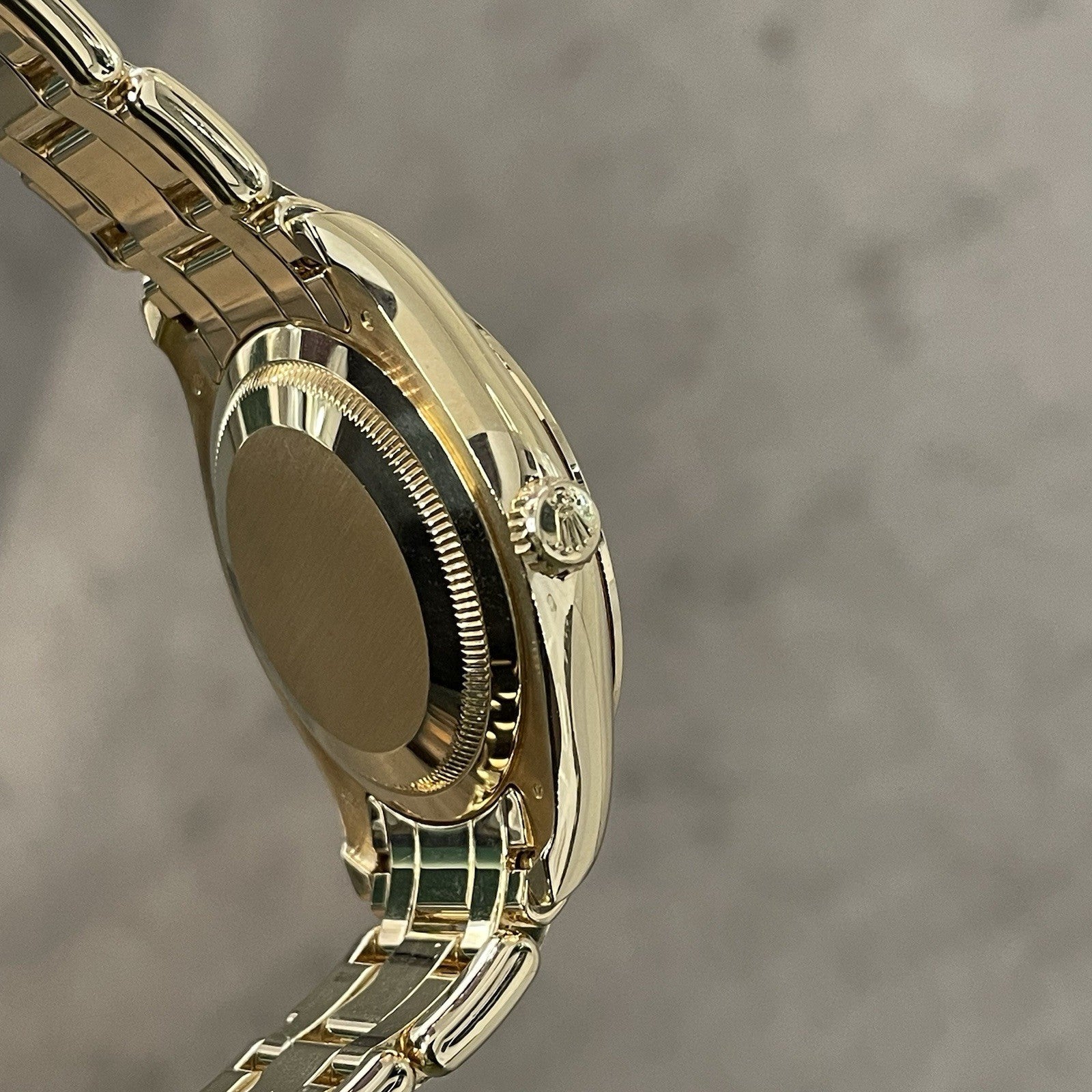 ROLEX DAY-DATE 39mm MASTERPIECE PEARLMASTER FULL FACTORY YELLOW GOLD ref: 18948