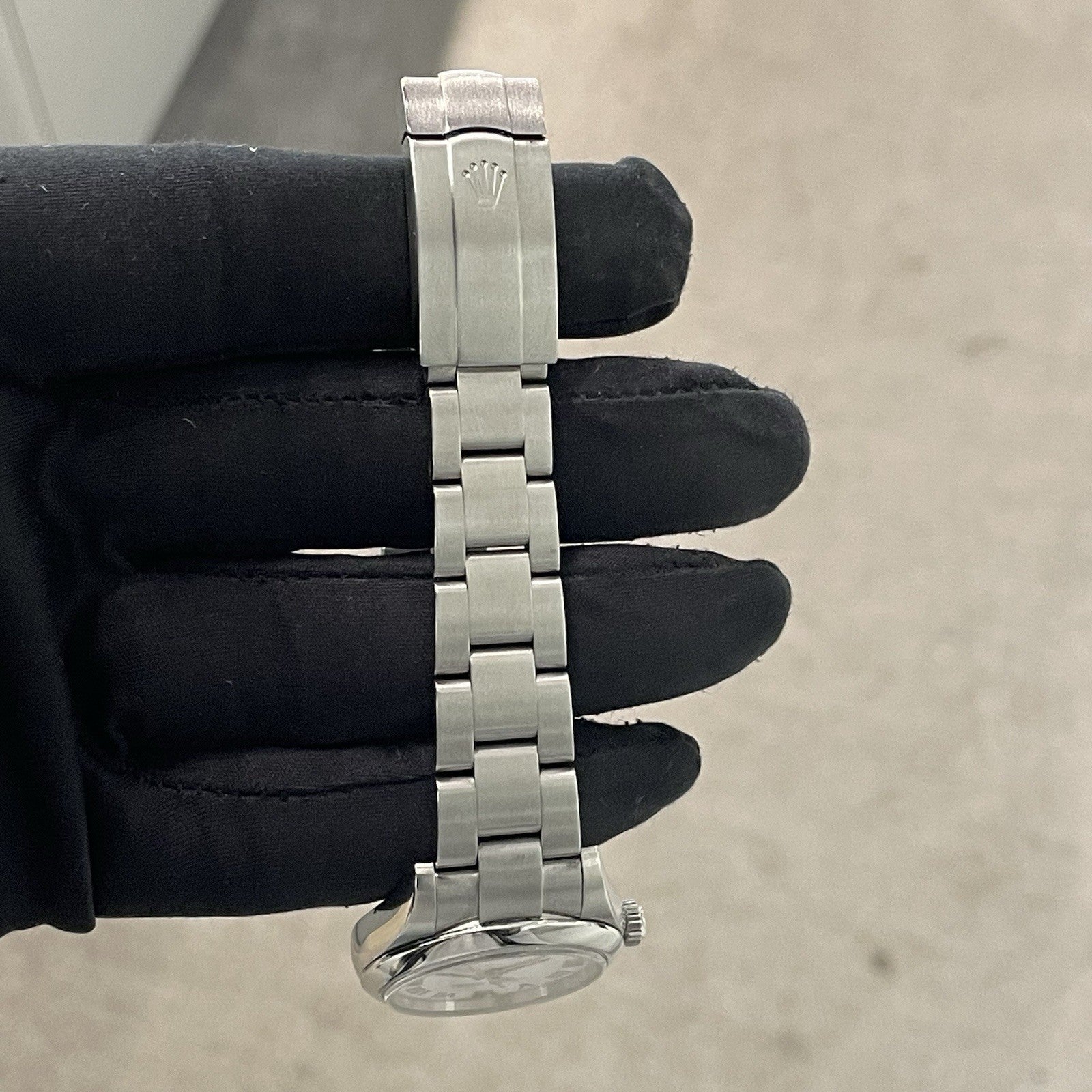 ROLEX OYSTER PERPETUAL 31mm WHITE ROMAN DIAL OYSTERSTEEL ref: 177200