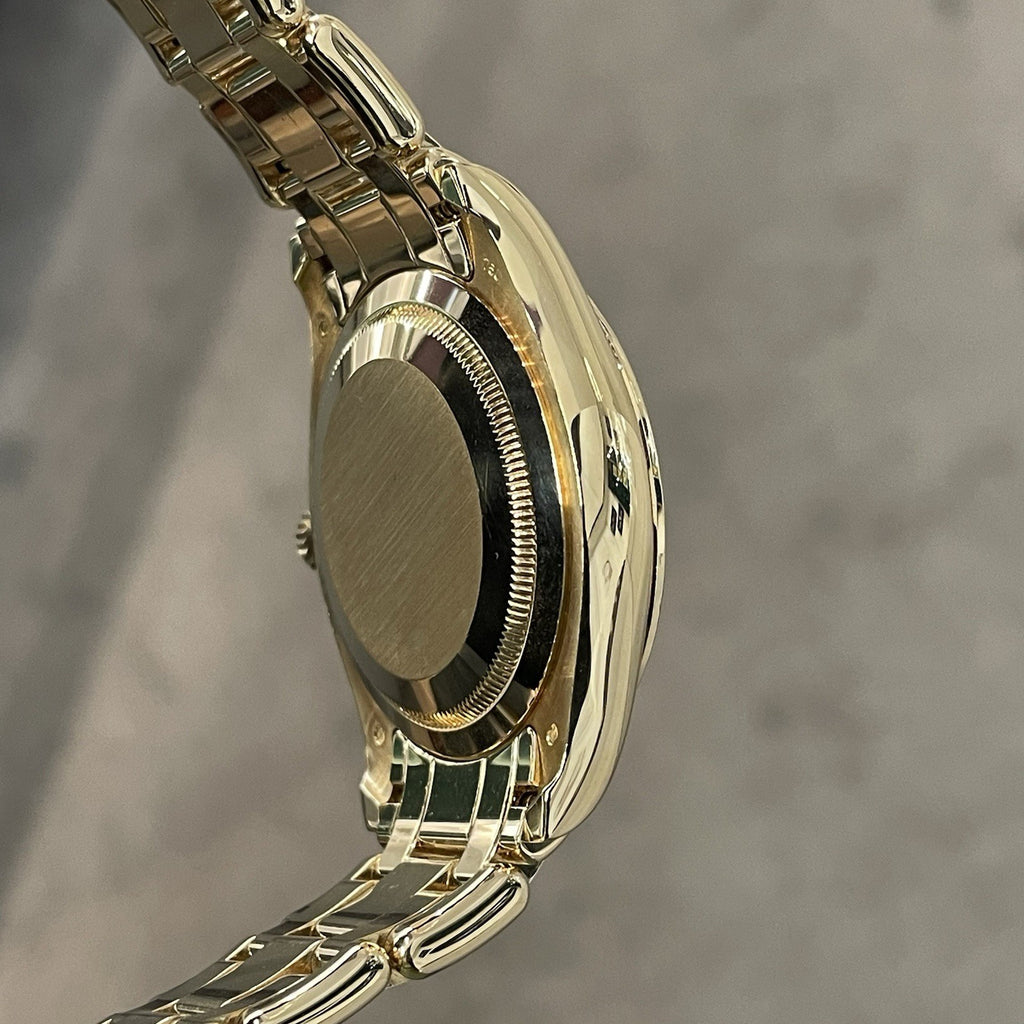 ROLEX DAY-DATE 39mm MASTERPIECE PEARLMASTER FULL FACTORY YELLOW GOLD ref: 18948