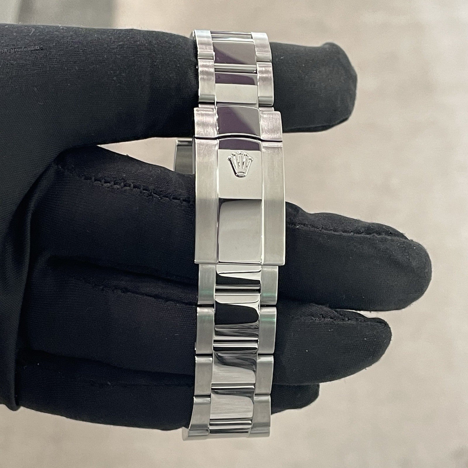 ROLEX DATEJUST 41mm WIMBLEDON OYSTERSTEEL WHITE GOLD FLUTED BEZEL ref: 126334