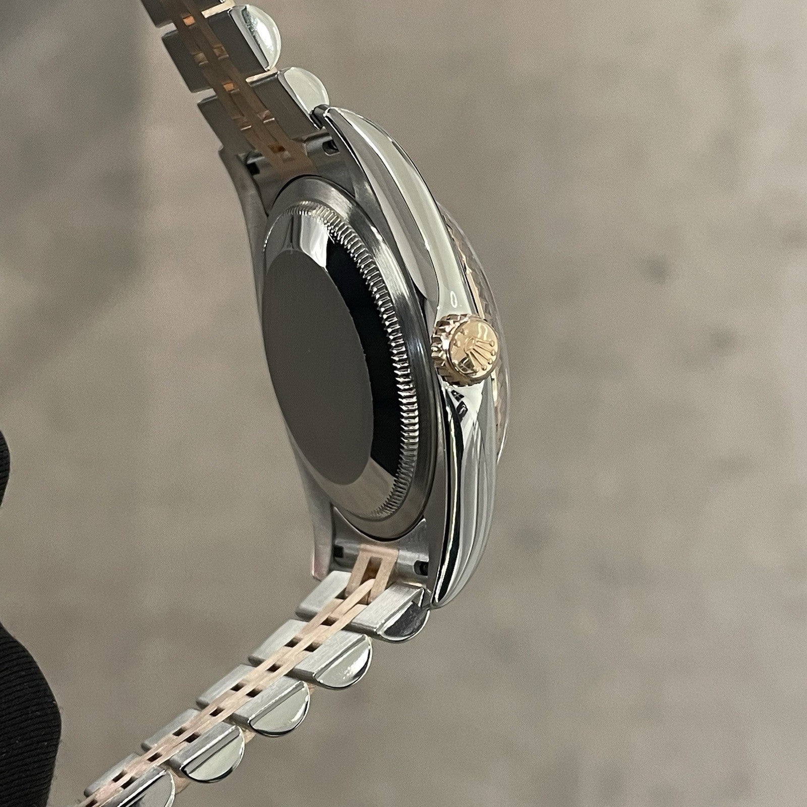 ROLEX DATEJUST 36mm WHITE DIAL ROSE GOLD STAINLESS JUBILEE ref: 116231