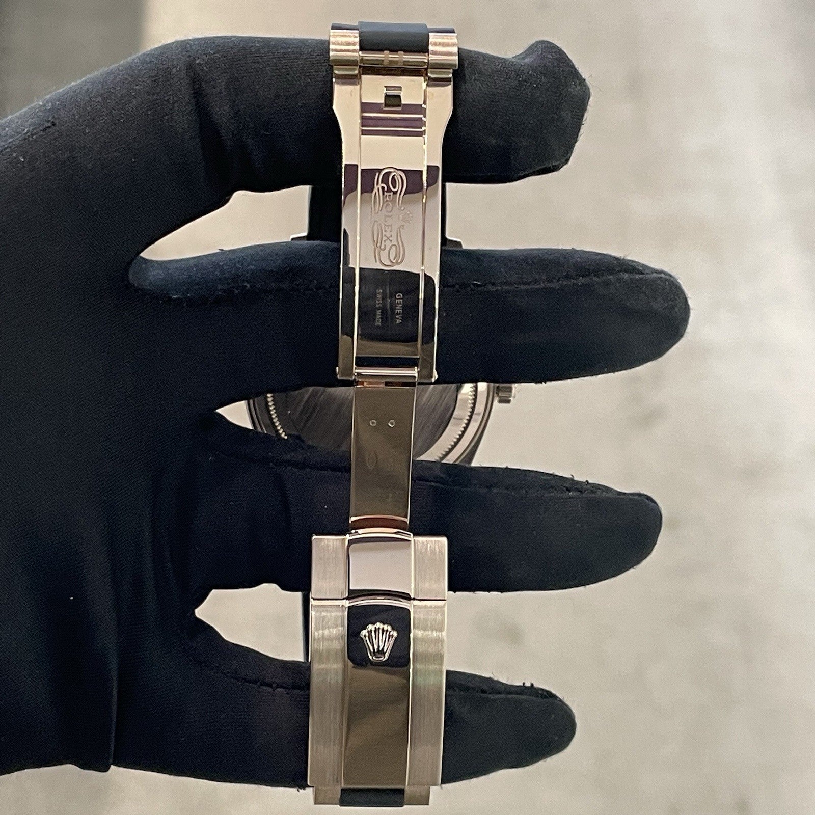 ROLEX SKY-DWELLER 42mm ROSE GOLD WHITE DIAL OYSTERFLEX ref: 326235