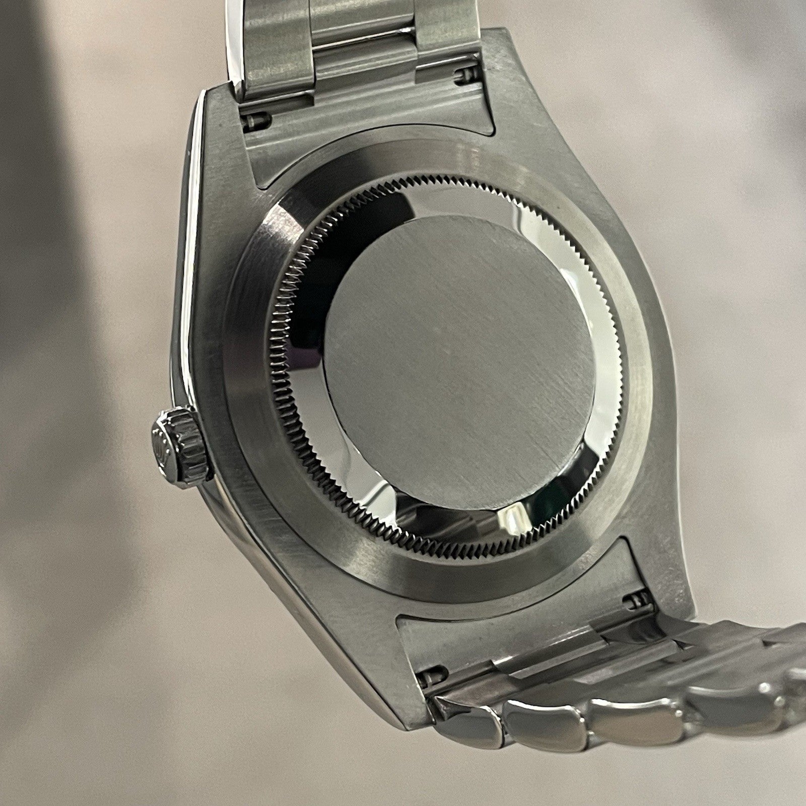 ROLEX DATEJUST 41mm BLUE AZZURO ROMAN DIAL OYSTERSTEEL SMOOTH BEZEL ref: 116300