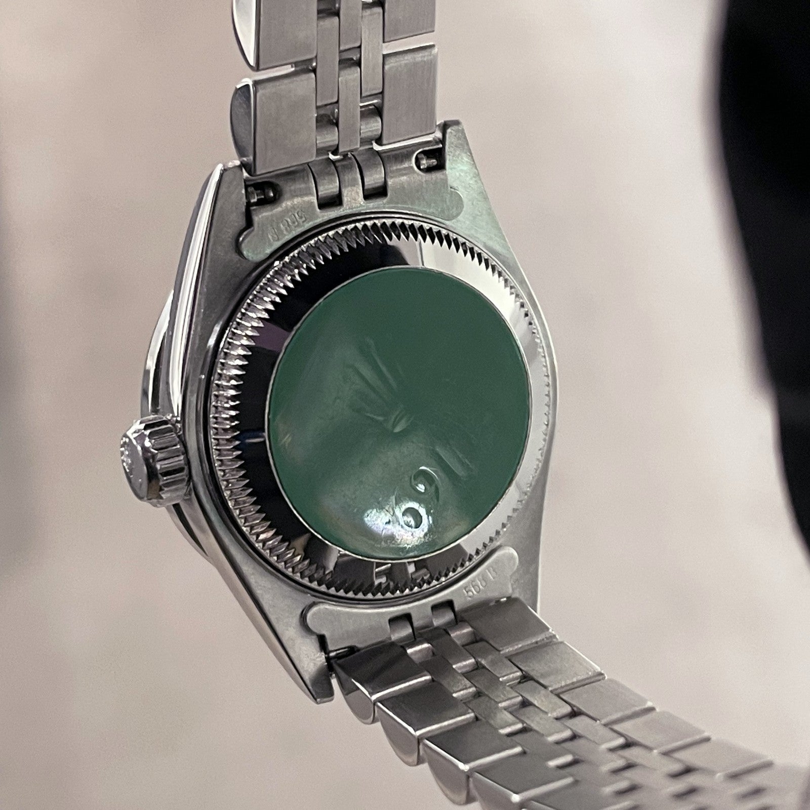 ROLEX LADY-DATEJUST 26mm MOTHER OF PEARL DIAL DIAMOND BEZEL JUBILEE ref: 69174