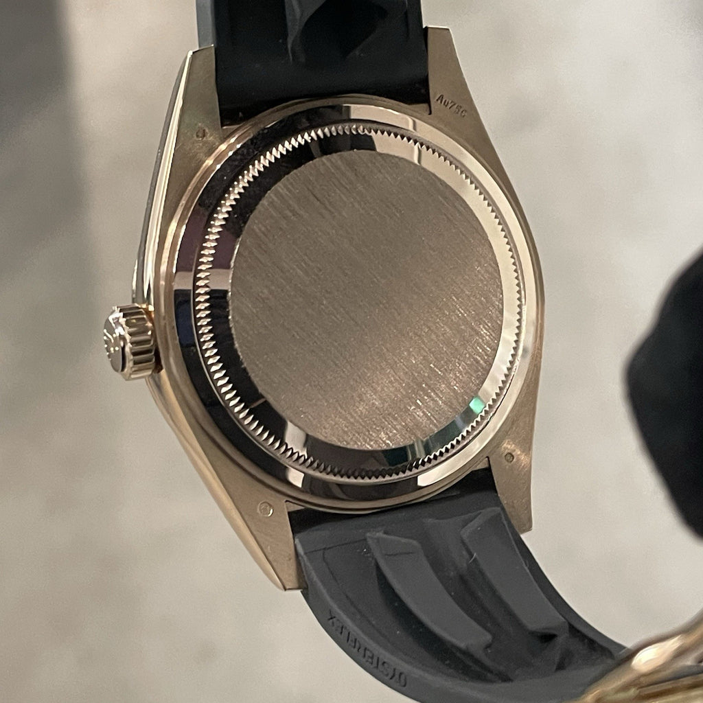 ROLEX SKY-DWELLER 42mm ROSE GOLD CHOCOLATE DIAL OYSTERFLEX ref: 326235