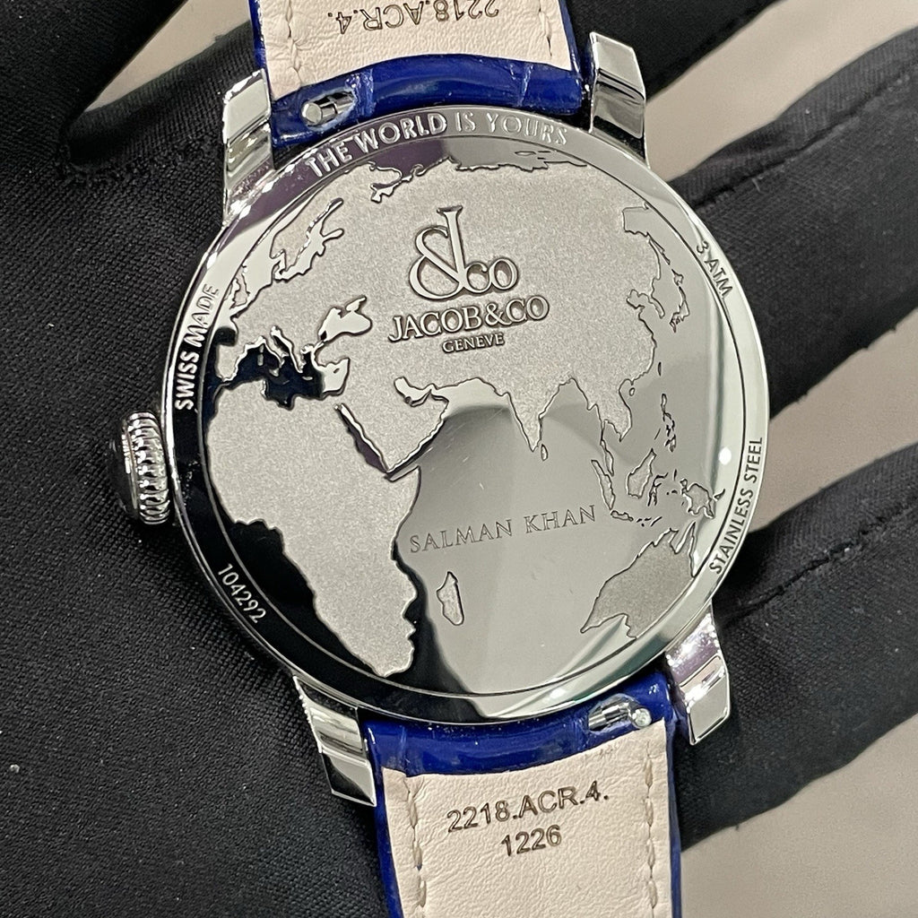 JACOB & CO X SALMAN KHAN THE WORLD IS YOURS DUAL TIME ref: DT100.10.AB.AA.ABALA