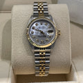 ROLEX LADY-DATEJUST 26mm MOTHER OF PEARL DIAL FLUTED BEZEL JUBILEE ref: 79173