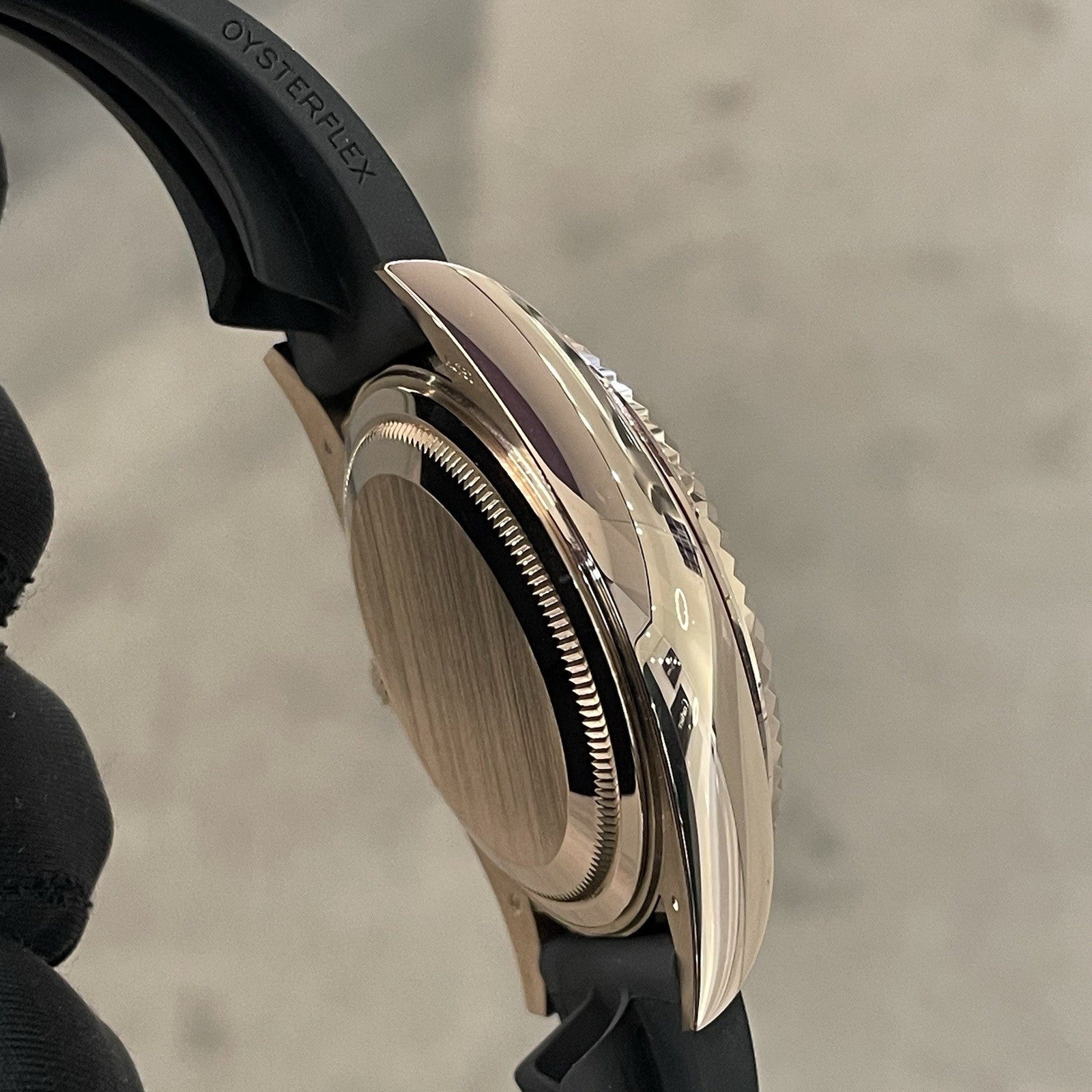 ROLEX SKY-DWELLER 42mm ROSE GOLD WHITE DIAL OYSTERFLEX ref: 326235