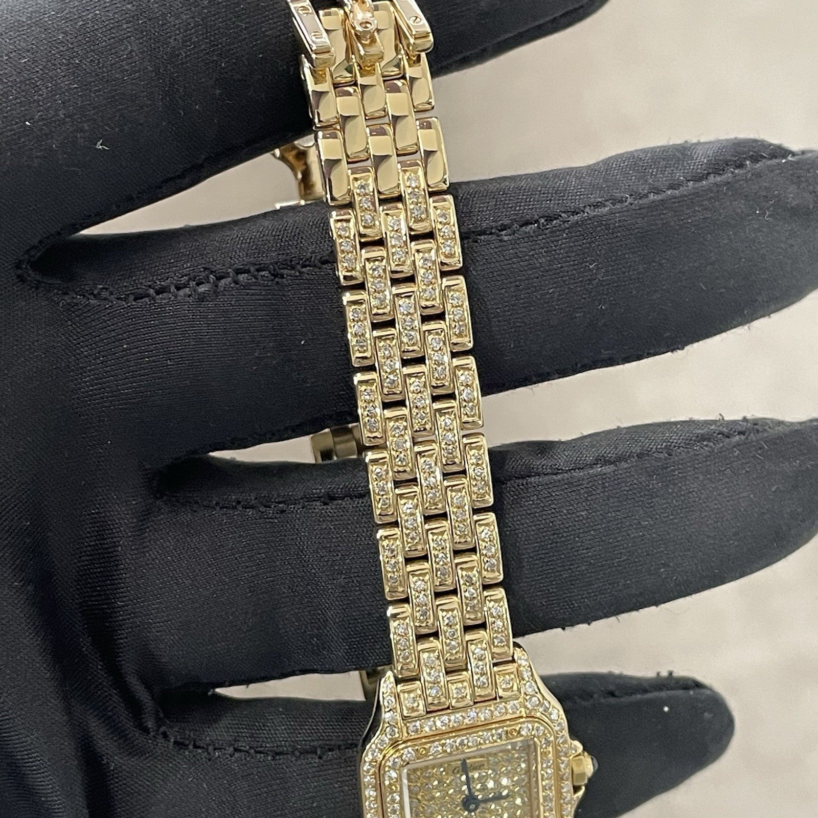 CARTIER PANTHERE YELLOW GOLD DIAMOND-SET ref: 8057917