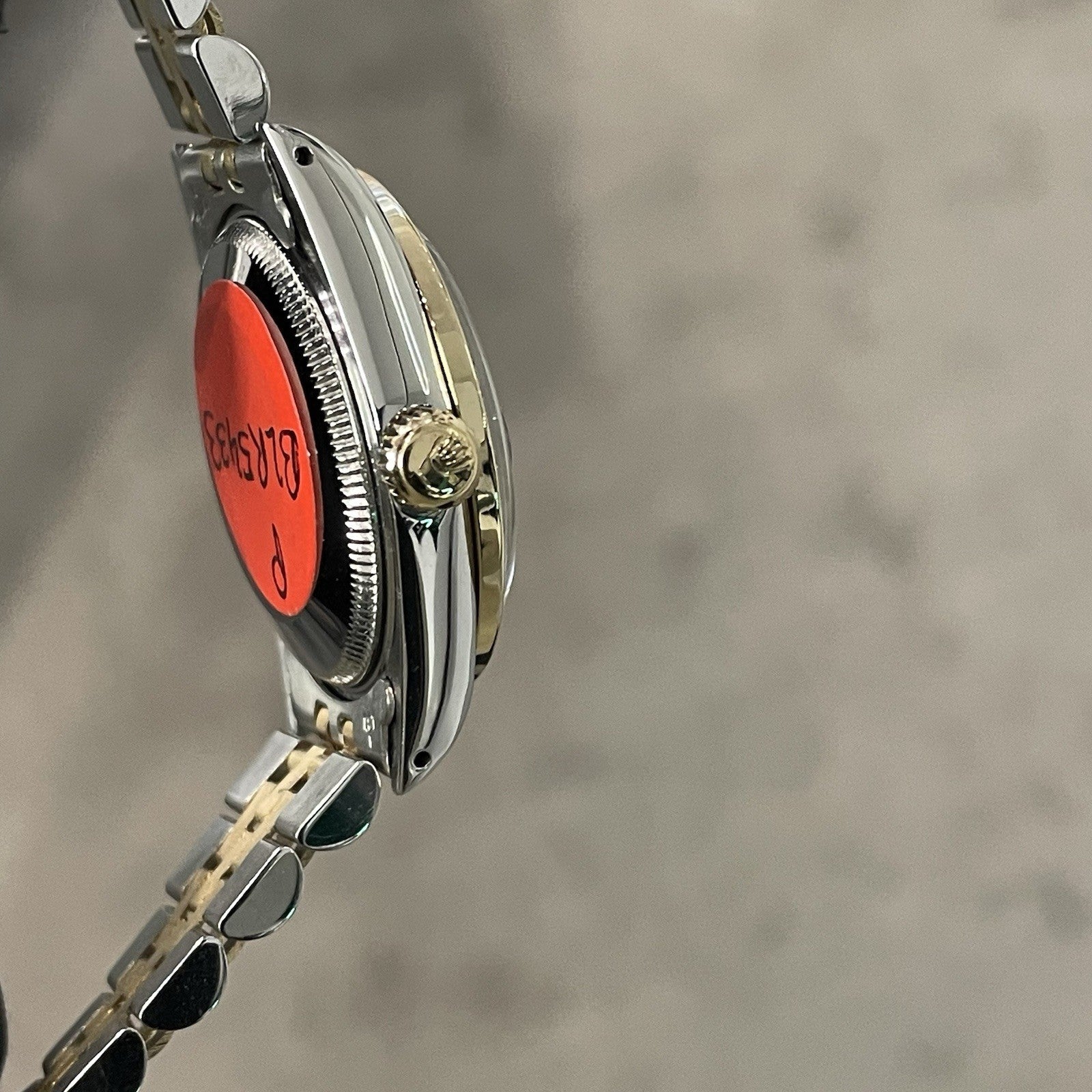 ROLEX DATEJUST 31mm FACTORY BLUE VIGNETTE DIAMOND DIAL DIAMOND BEZEL ref: 68273