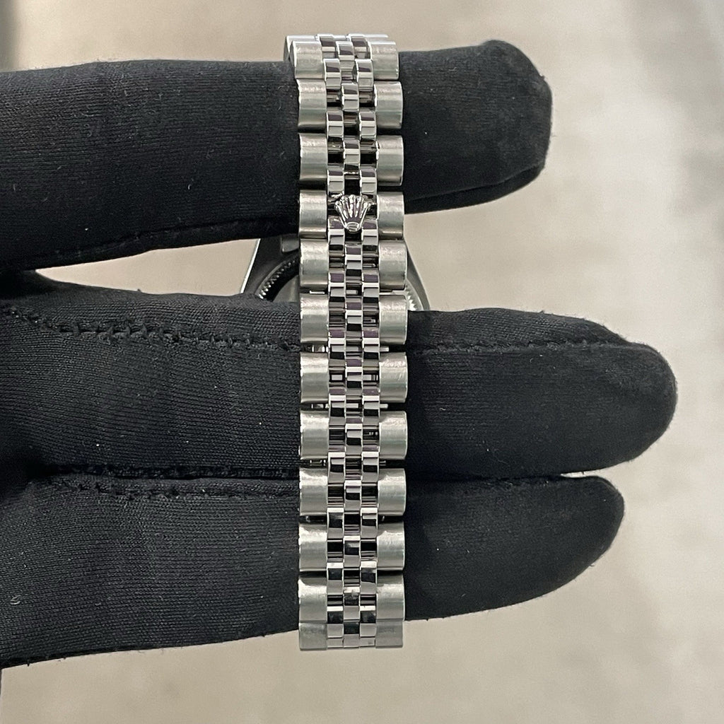 ROLEX LADY-DATEJUST 26mm PINK DIAMOND DIAL DIAMOND BEZEL JUBILEE ref: 179174