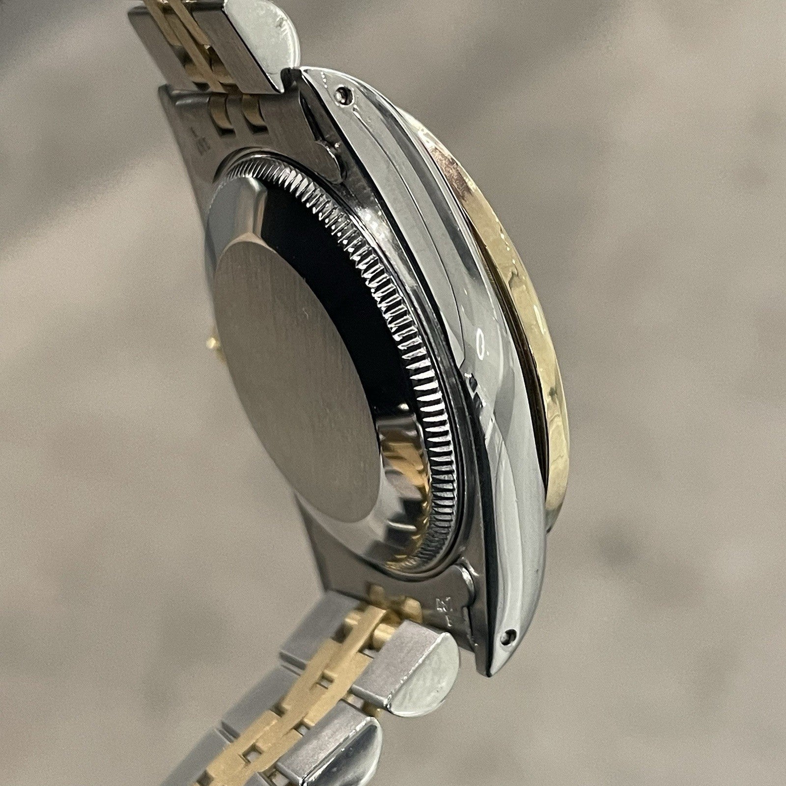 ROLEX DATEJUST 31mm GOLD ARABIC DIAL 2-TONE JUBILEE DIAMOND BEZEL ref: 68273