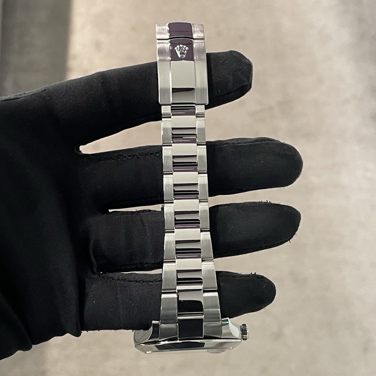 ROLEX DATEJUST 41mm STAINLESS SMOOTH BEZEL WHO CARES IM ALREADY LATE ref: 126300