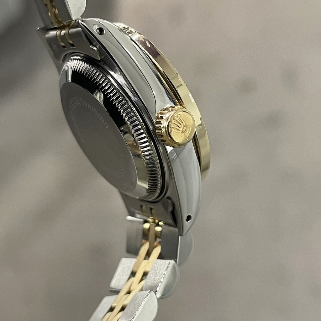 ROLEX LADY-DATEJUST 26mm MOTHER OF PEARL DIAL DIAMOND BEZEL JUBILEE ref: 69173