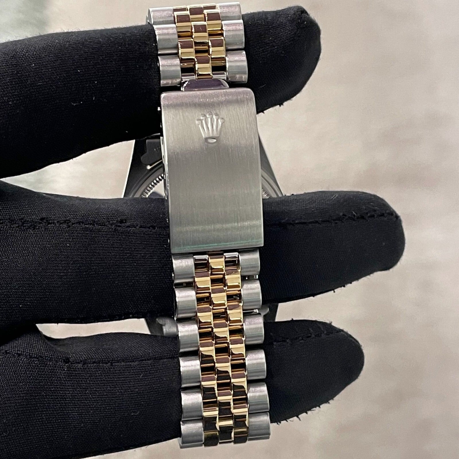 ROLEX DATEJUST 36mm TURQUOISE MOTHER OF PEARL JUBILEE DIAMOND BEZEL ref: 16013