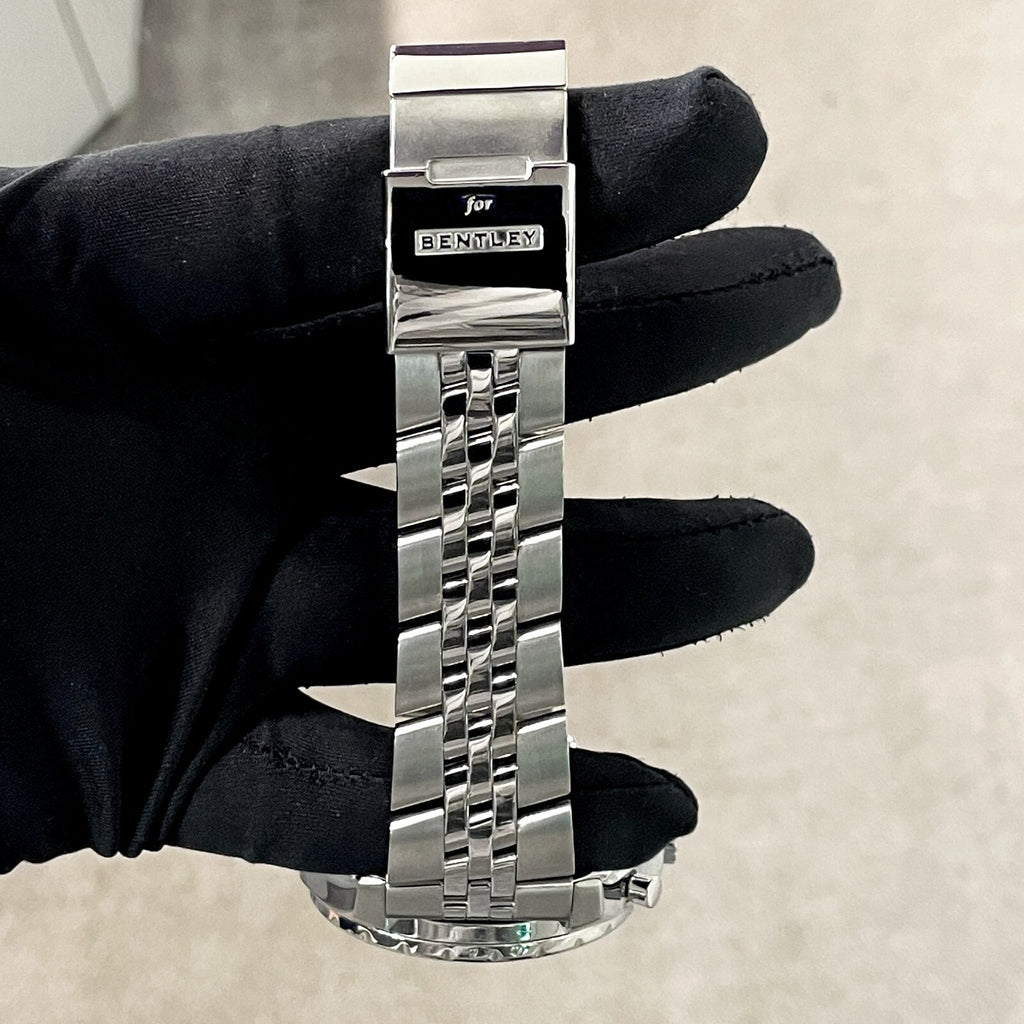 BREITLING BENTLEY MOTORS T 49mm BLACK BURGUNDY DIAL STAINLESS STEEL ref: A25363