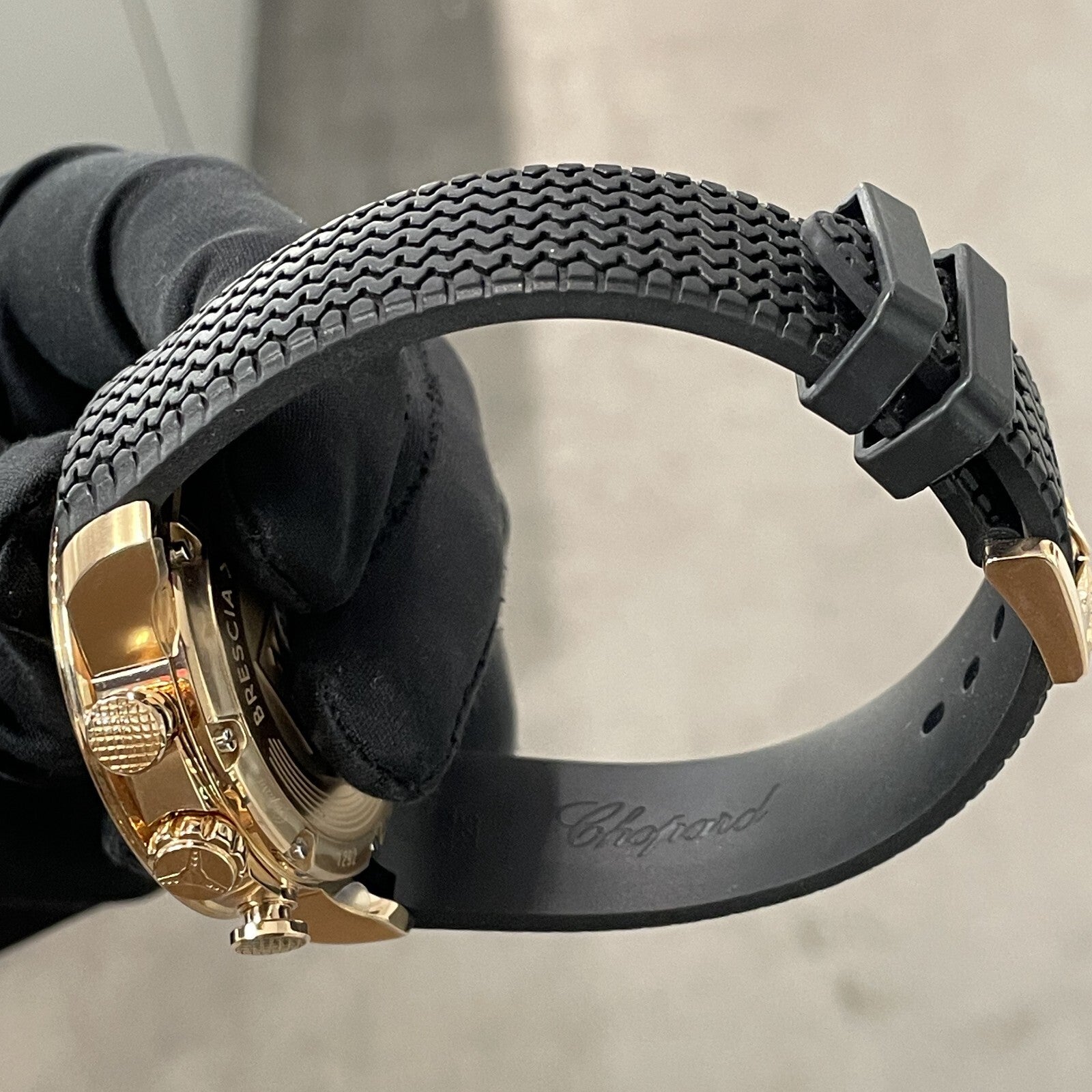 CHOPARD MILLE MIGLIA ROSE GOLD ANTHRACITE DIAL LIMITED EDITION ref: 161292-5001