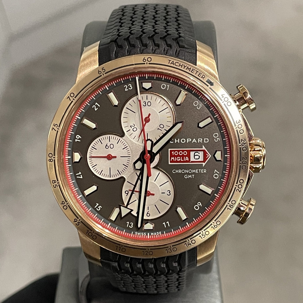 CHOPARD MILLE MIGLIA ROSE GOLD ANTHRACITE DIAL LIMITED EDITION ref: 161292-5001