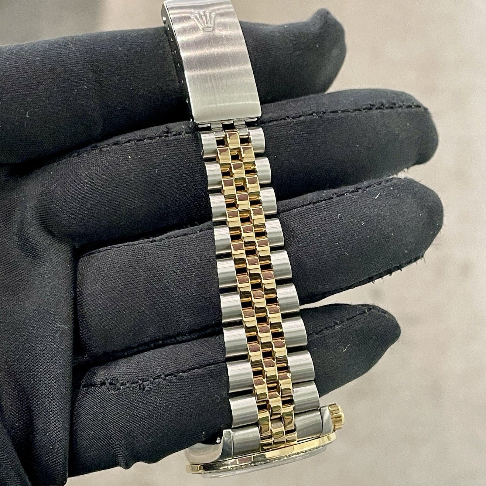 ROLEX DATEJUST 31mm TURQUOISE BLUE DIAMOND DIAL JUBILEE DIAMOND BEZEL ref: 68273