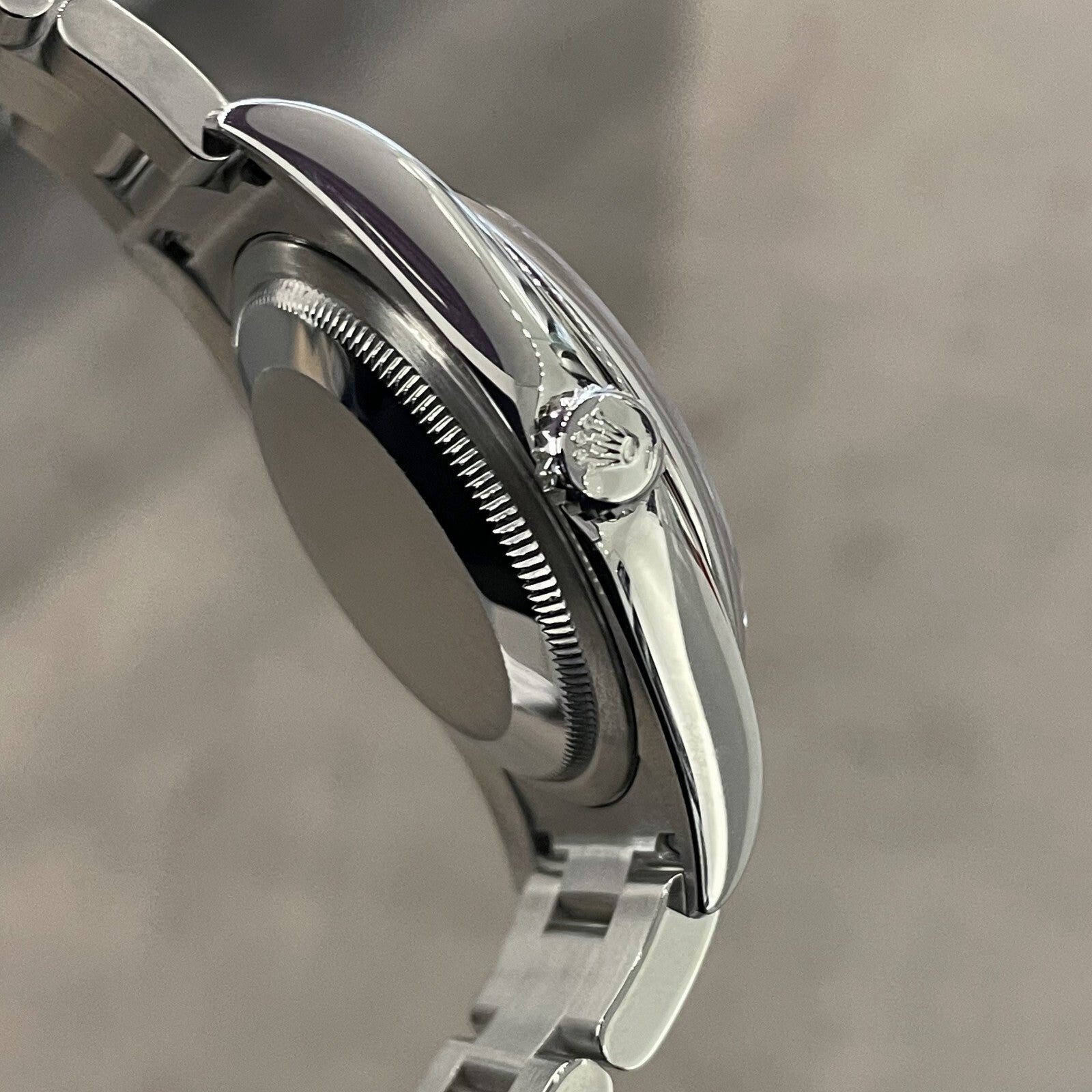 ROLEX OYSTER PERPETUAL 36mm TURQUOISE BLUE CELEBRATION DIAL ref: 116000