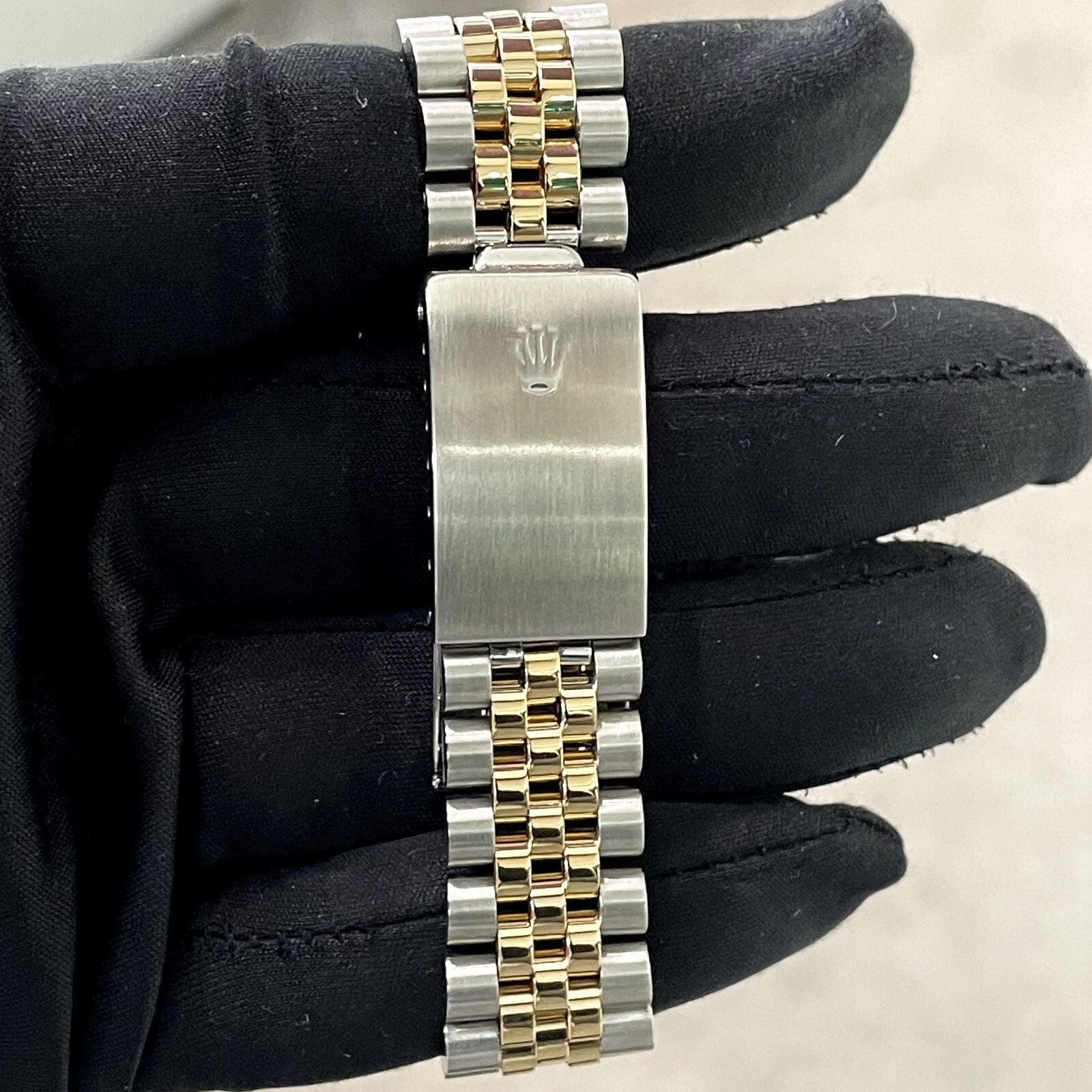 ROLEX DATEJUST 36mm PINK MOTHER OF PEARL 2-TONE JUBILEE DIAMOND BEZEL ref: 16233