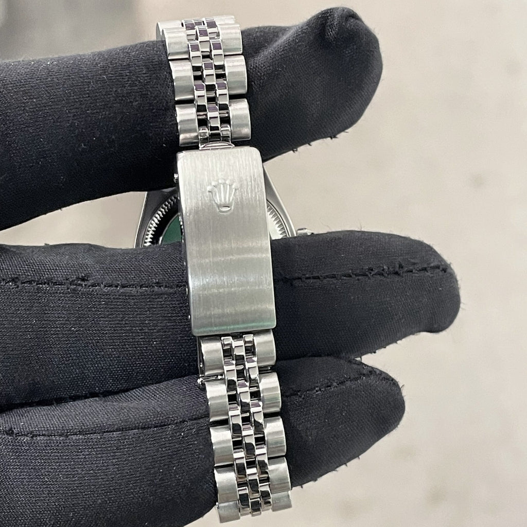 ROLEX LADY-DATEJUST 26mm MOTHER OF PEARL DIAL DIAMOND BEZEL JUBILEE ref: 69174