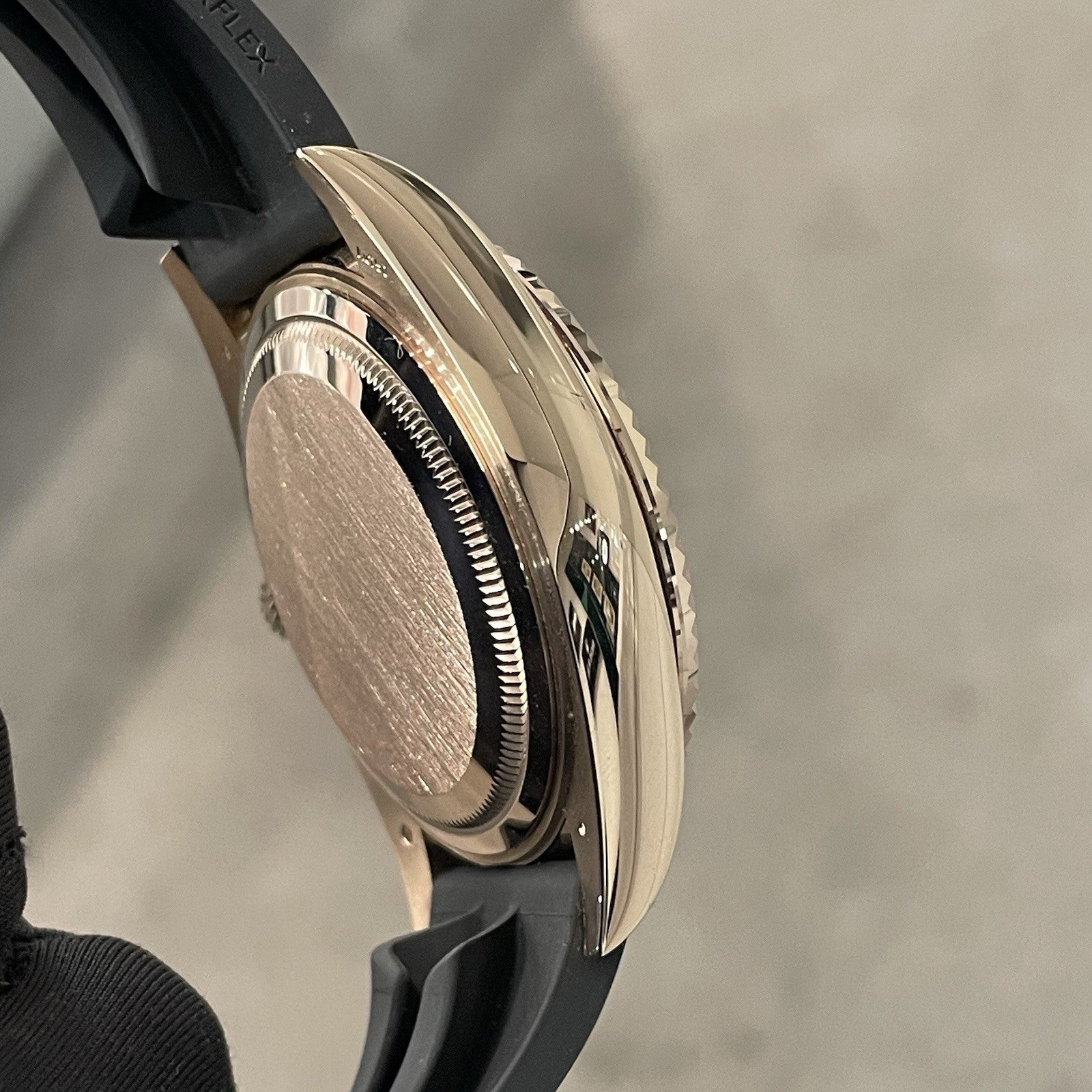 ROLEX SKY-DWELLER 42mm ROSE GOLD CHOCOLATE DIAL OYSTERFLEX ref: 326235